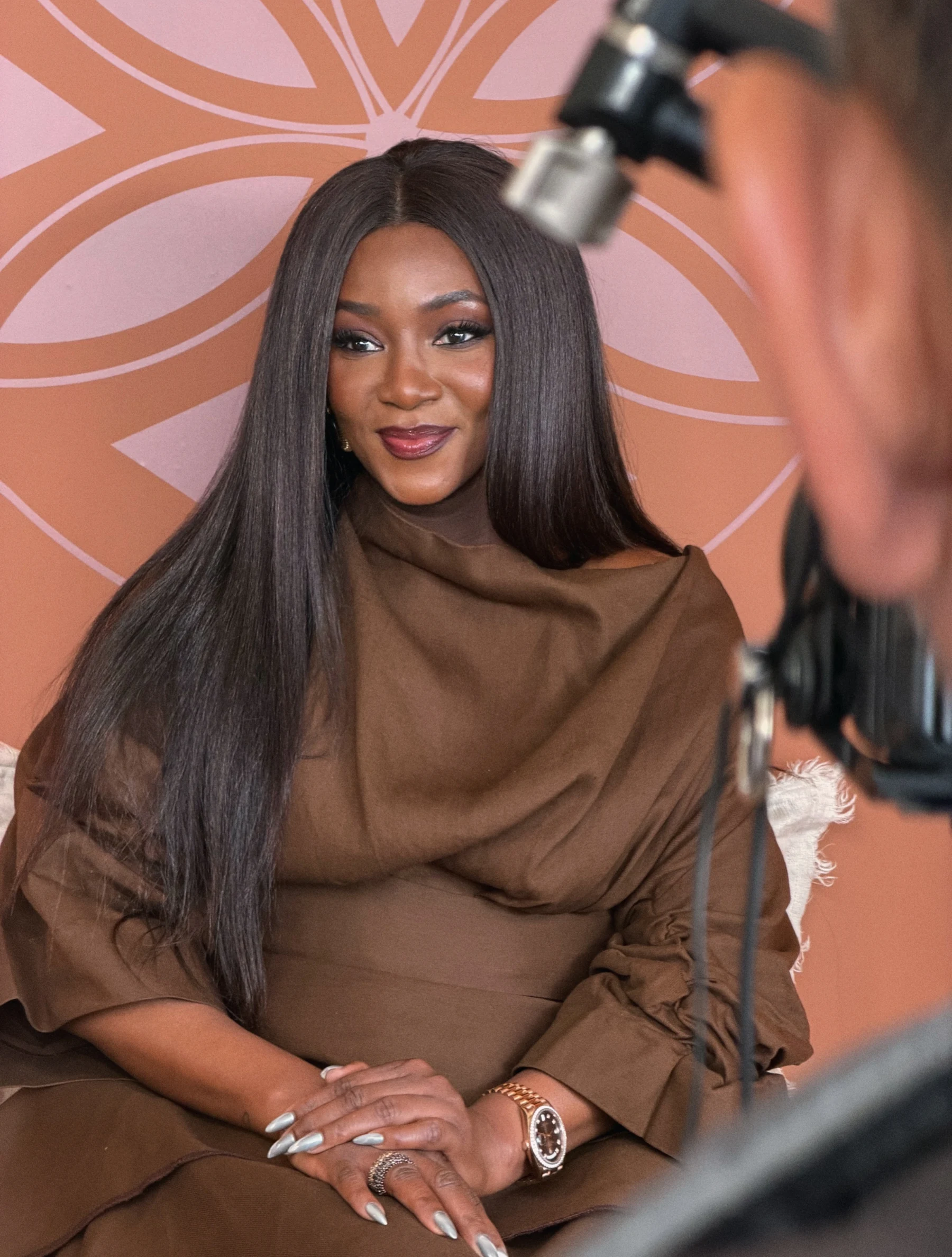 Genevieve Nnaji sul set a Cannes